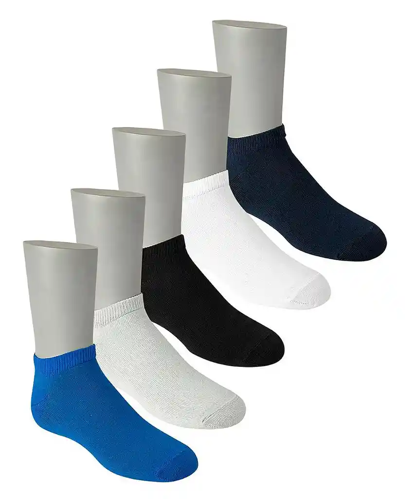 Medias Deportivas Tobilleras Kids Masculino Sabino Nylon X5 K Galax