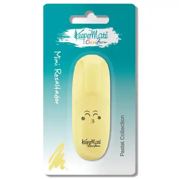 Keepermate Resaltador Mini Amarillo Paste KERP-001-