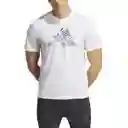 Adidas Camiseta Hiit Gf Slo Tee Para Hombre Blanco Talla L