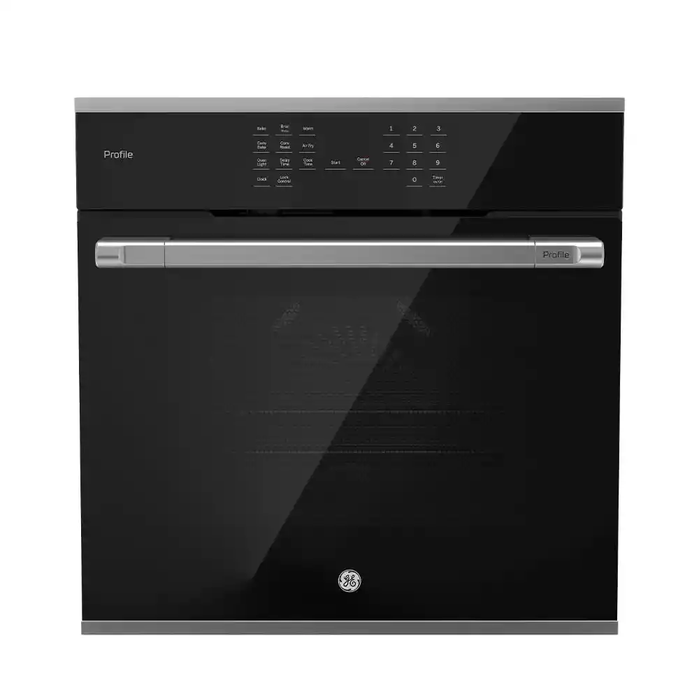 Horno Eléctrico de Convección Acero Inoxidable Con Vidrio Negro Ge Hgp6065eyai1