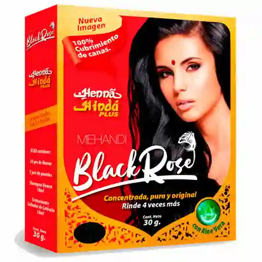 Henna Hindu Negro Black Rose