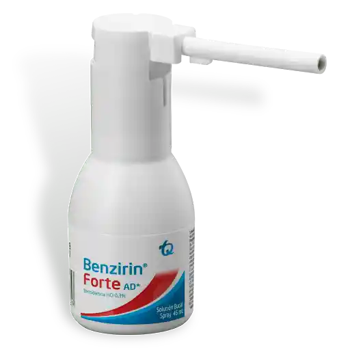 Benzirin Solución Bucal en Spray Forte Ad+