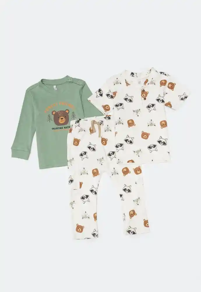 Conjunto 3 Piezas 0/3 Meses-estamp 1