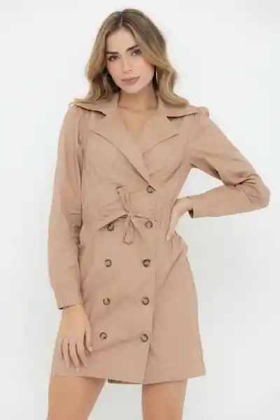 Vestido Tenerife Color Beige Oscuro Talla M Ragged