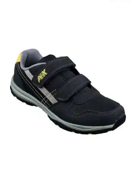 Aeroflex Tenis Deportivos Para Niño Color Negro Talla 23/24