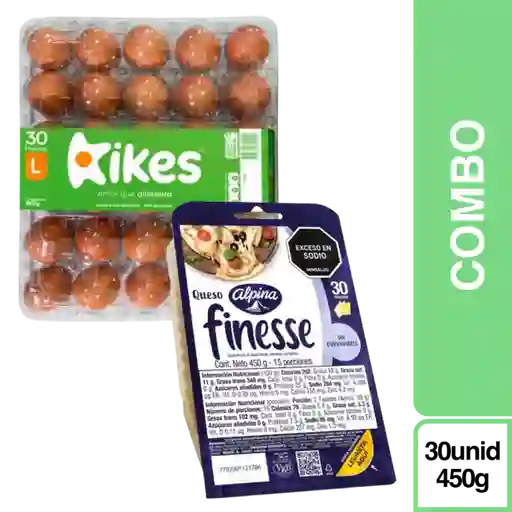 Combo Huevos Kikes + Queso Finesse + Finesse Mozarella