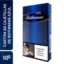 Rothmans Cigarrillo Cartón Azul