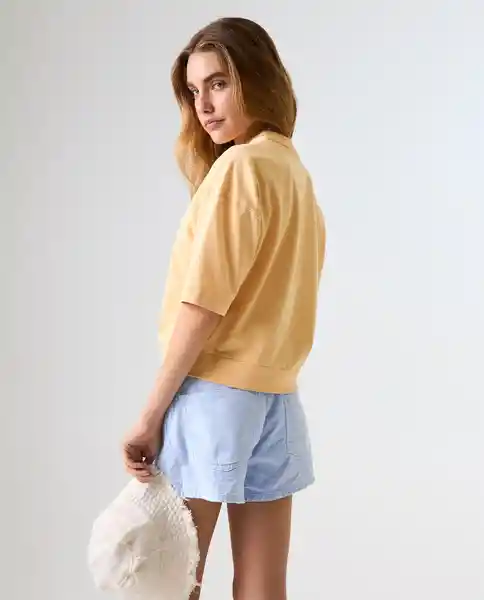 Camiseta Mujer Amarillo Talla XS 602G005_AMA120822 Americanino