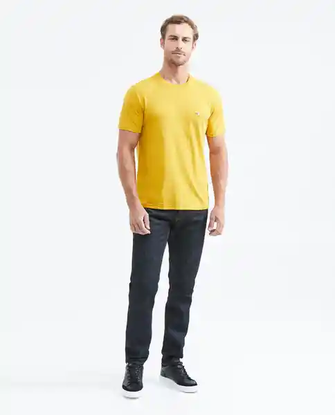 Camiseta Básica Masculino Verde Palma Medio Talla L Chevignon