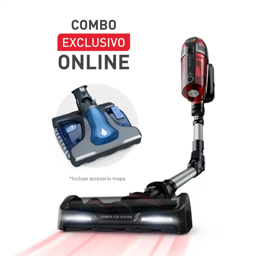 Combo Aspiradora X-force 12.60 + Accesorio Aqua Head