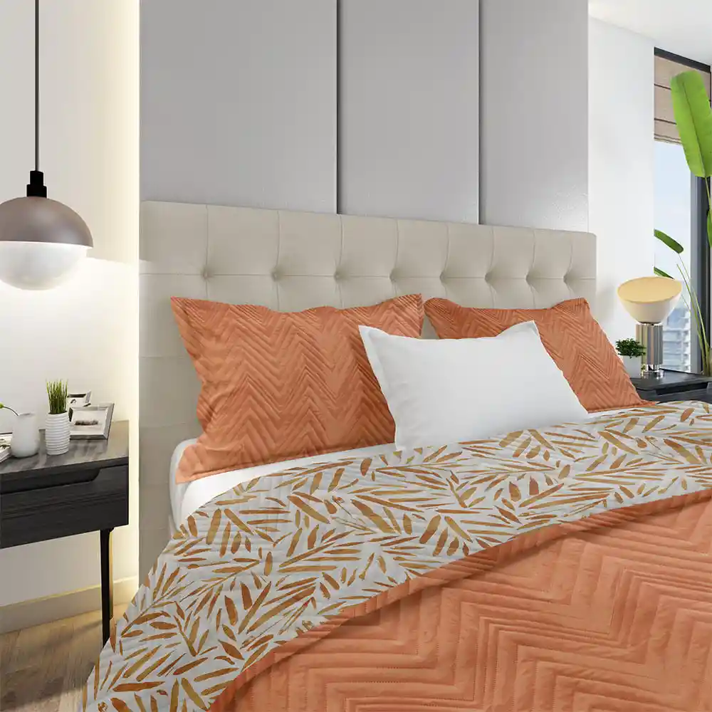 Cubrecama H&h Sencillo Con Microfibra 100 Hilos