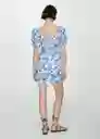 Vestido Garci Offwhite Talla S Mujer Mango