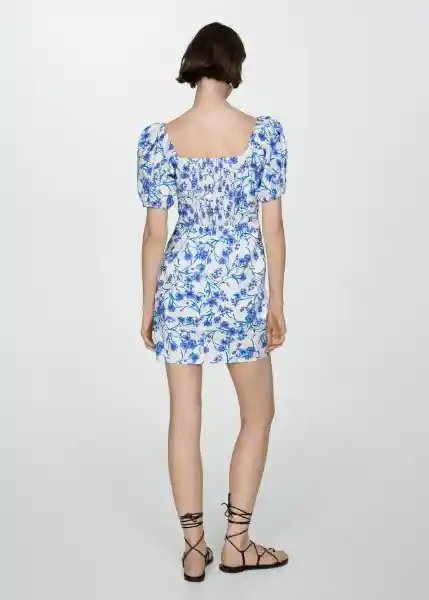 Vestido Garci Offwhite Talla S Mujer Mango