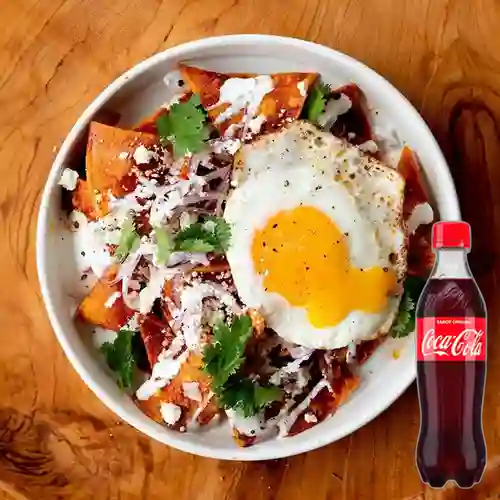 Combo Chilaquiles + Coca-Cola Sabor Original 400 ml