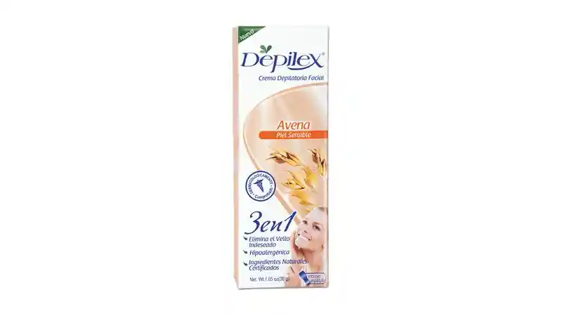 Depilex Crema Facial Depilatoria Avena Piel Sensible 