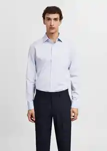 Camisa Emérito Celeste Talla XXL Hombre Mango