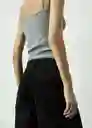 Jean Annie Tejano Negro Talla 38 Mujer Mango