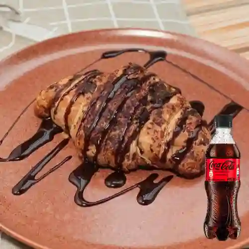 Combo Croissant de Chocolate +Cocacola S/az 400ml.