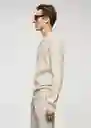 Buzo Jersey Carbonel Piedra Talla XXL Hombre Mango