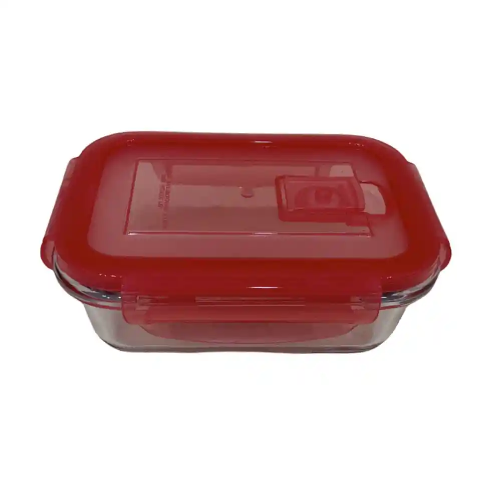 Contenedor Krea Hermetico Vidrio Rectangular