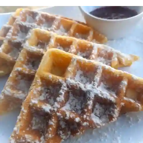 Porcion de Waffles