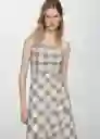 Vestido Casidy Offwhite Talla S Mujer Mango