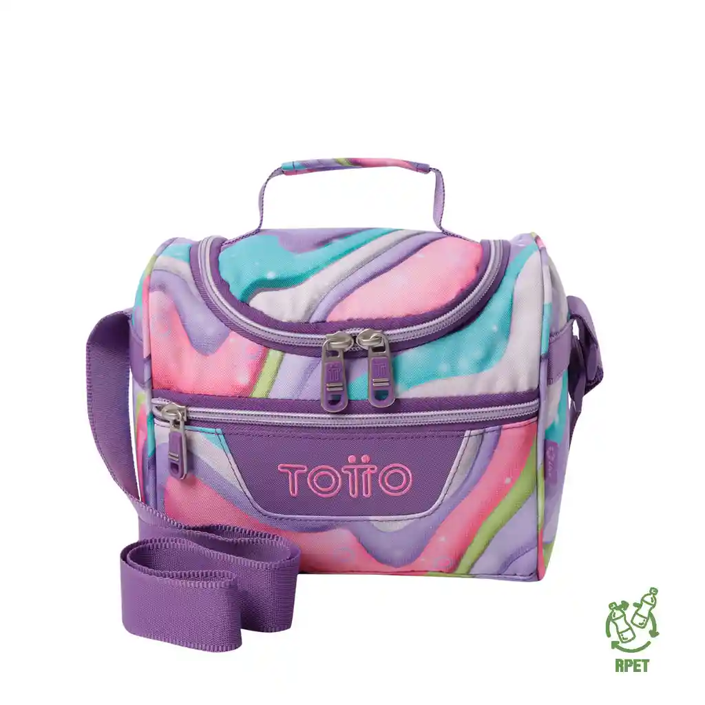 Lonchera Pizarra Morada Con Aislamiento Térmico