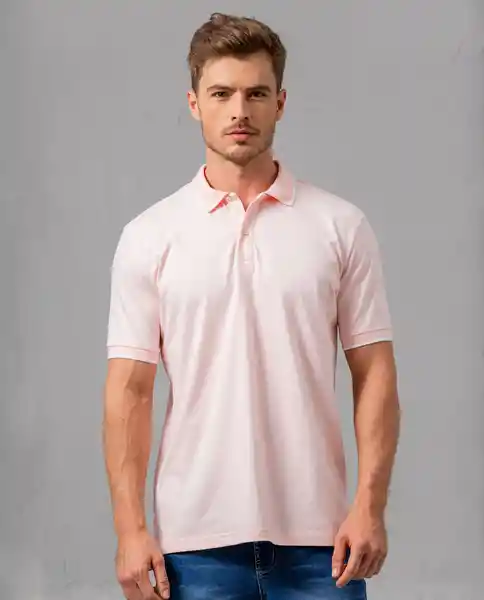 Camiseta Hombre Rosa Talla M 121708E Rifle