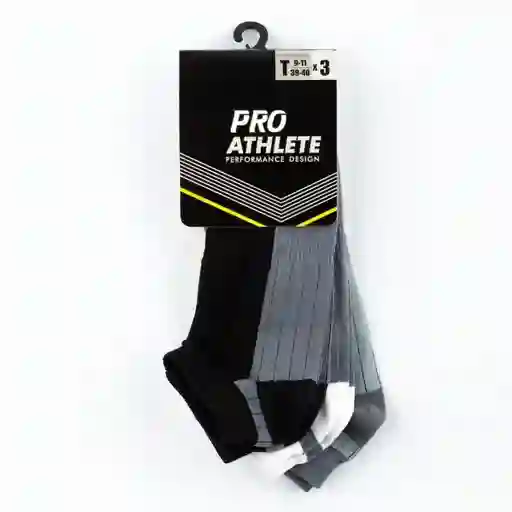 Pro Athlete Medias Deportivas Hombre Multicolor 10-12 PROM3-900