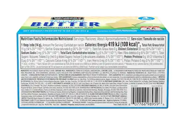 Members Selection Mantequilla Sin Sal  / 1 Lb