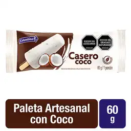Colombina Paleta Casero Coco