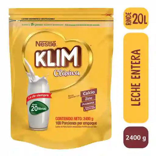 Leche en polvo KLIM Clásica x 2400g