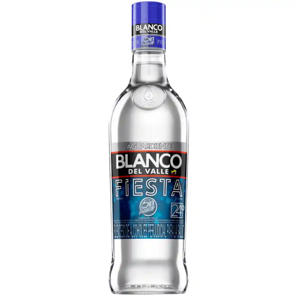 Blanco Del Valle Aguardiente Fiesta Sin Azúcar