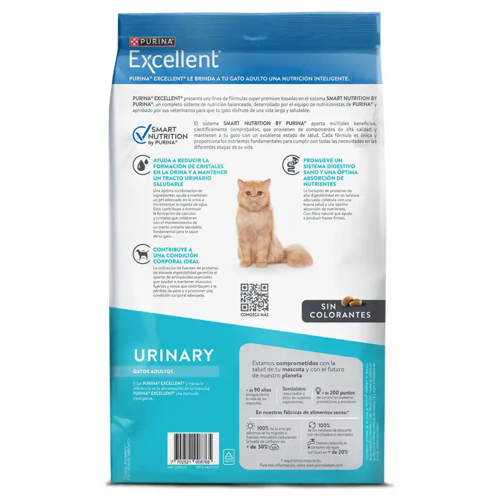 Comida para gatos EXCELLENT Urinary Cat x 3kg