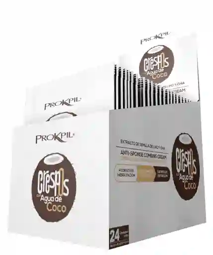 Prokpil Crema para Peinar Crespos con Agua de Coco