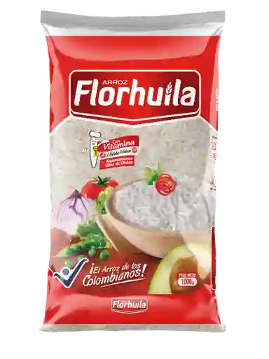 Flor Huila Arroz Blanco con Vitaminas 