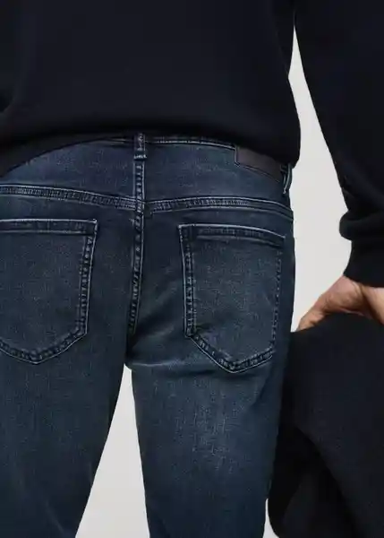 Jean Jude Blueblack Talla 38 Hombre Mango