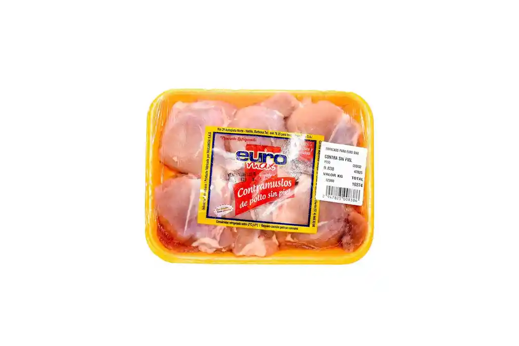 C/muslo Sin Piel Fresco Euromax *kg 6un