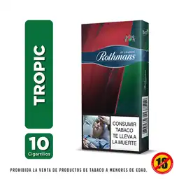 Cigarrillo Cajetilla De Rothmans Tropic