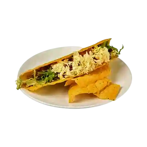 Taco con Chile y Carne