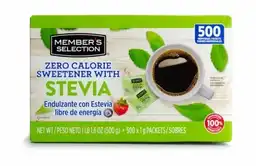 Members Selection Endulzante Cero Calorías con Estevia
