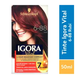 Igora Vital Tinte Capilar Tono 6-88 Rubí