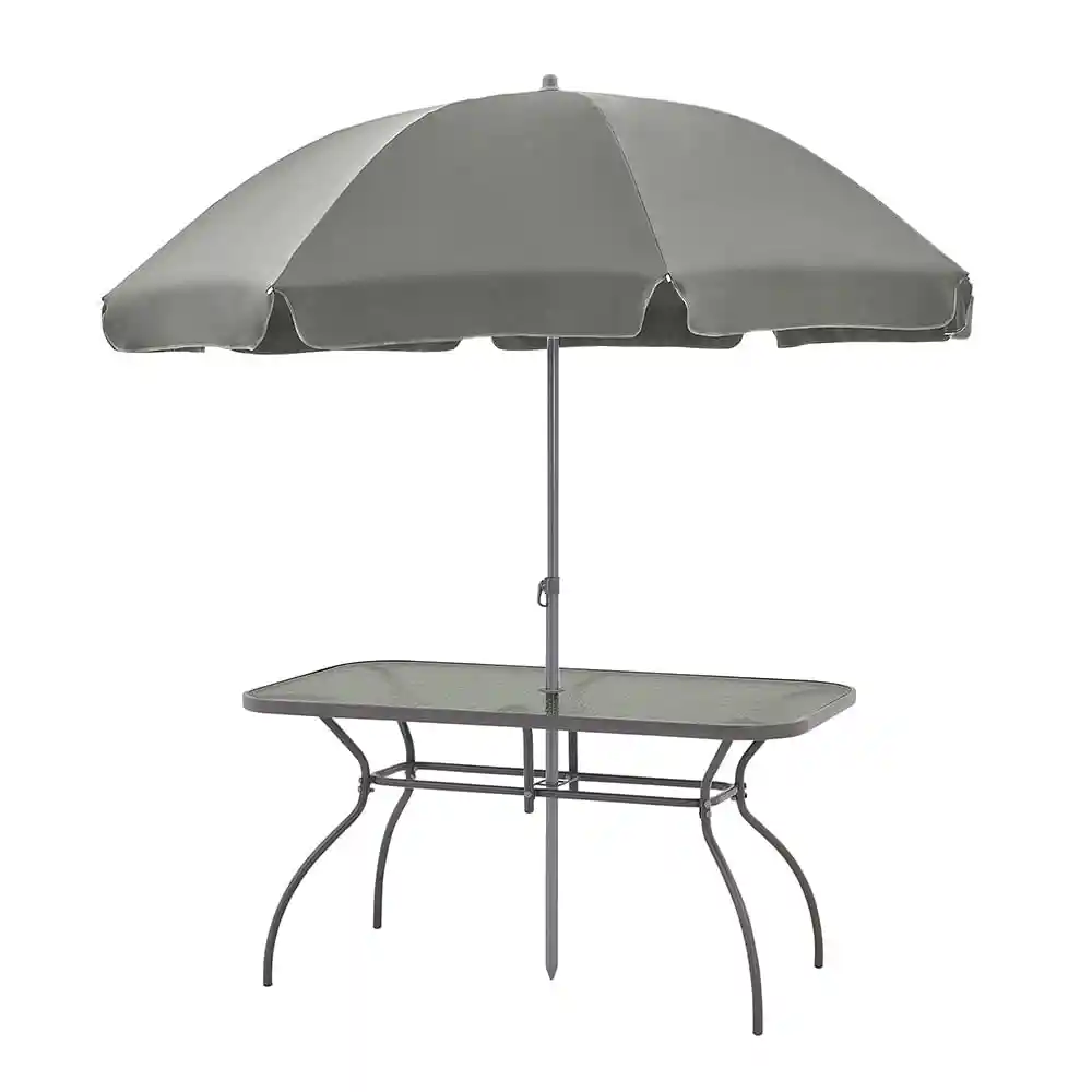 Set Comedor 6 Puestos Caño Textil Outzen