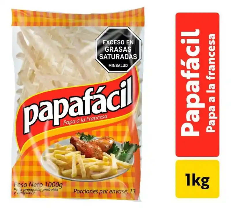 Papafacil Papa a la Francesa Congeladas