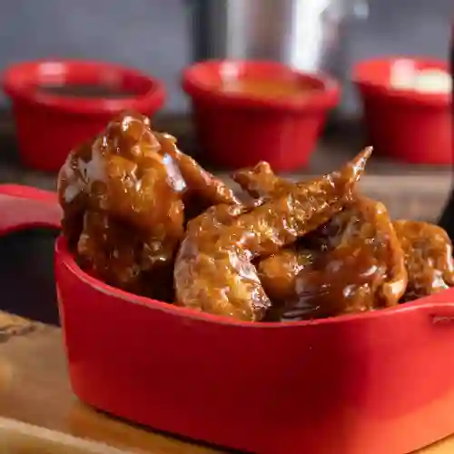 10 Piezas Alitas Bbq