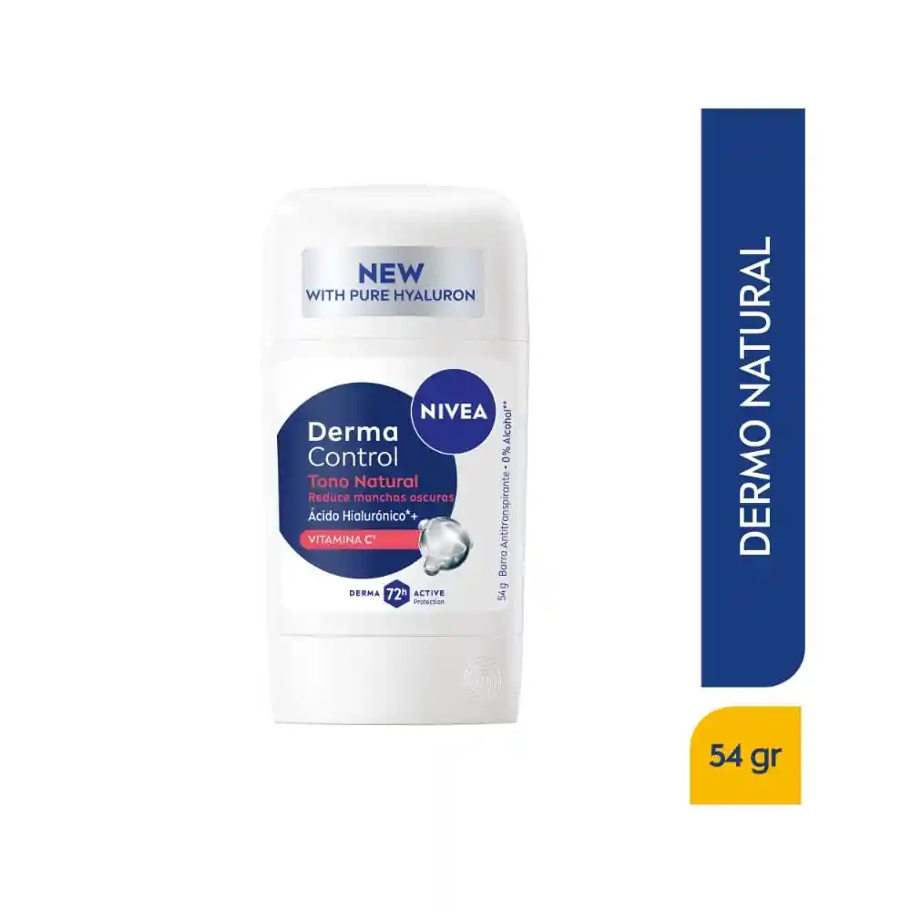Desodorante Nivea Derma Control Mujer Tono Natural Barra