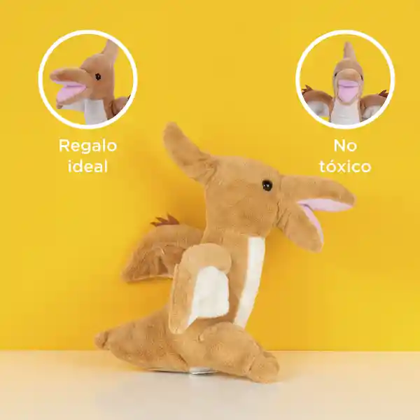 Peluche Dinosaurio Pterosaurio Amarillo Serie Miniso