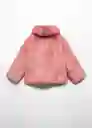 Abrigo Copito5 Rosa Talla 67 Niña Mango