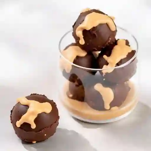 Brownies de manimoto en vasito