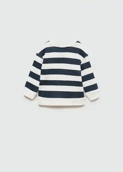 Sudadera Stripeb7 Navy Talla 97 Niños Mango